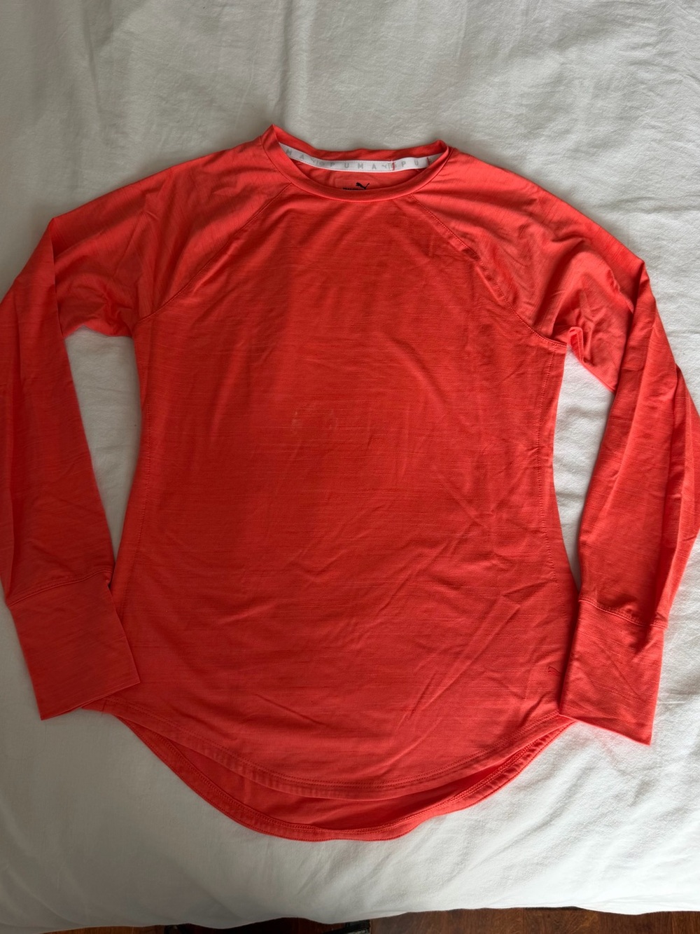 Women’s Puma Long Sleeve Coral Athletic Top